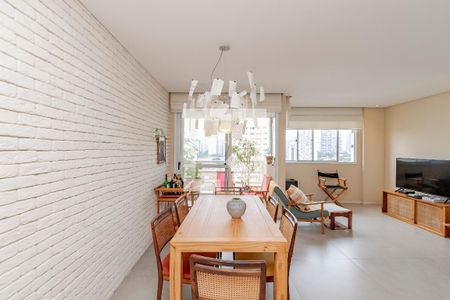Sala de apartamento à venda com 2 quartos, 82m² em Brooklin, São Paulo