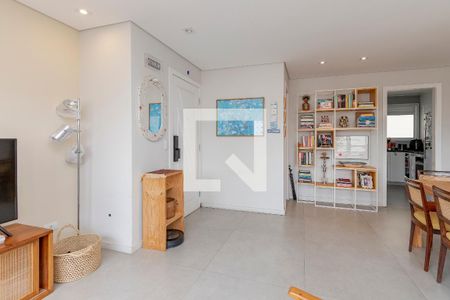 Sala de apartamento à venda com 2 quartos, 82m² em Brooklin, São Paulo