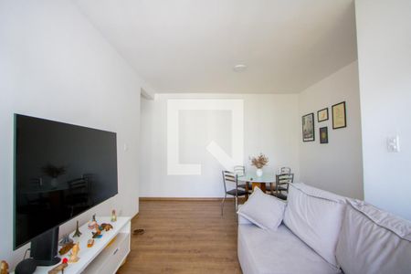 Sala de apartamento à venda com 2 quartos, 70m² em Vila Valparaíso, Santo André