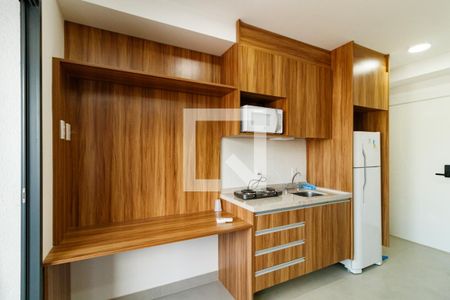 Cozinha de casa para alugar com 1 quarto, 23m² em Vila Gustavo, São Paulo