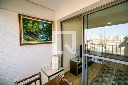 Varanda de apartamento para alugar com 1 quarto, 27m² em Chácara Seis de Outubro, São Paulo