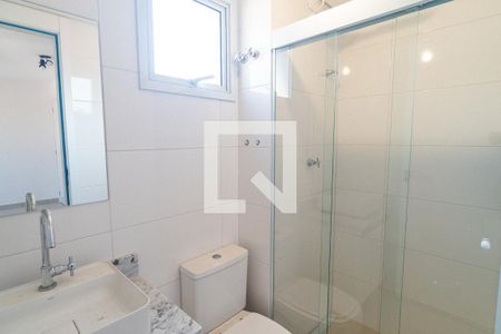 Banheiro Social de kitnet/studio para alugar com 1 quarto, 28m² em Vila da Saúde, São Paulo