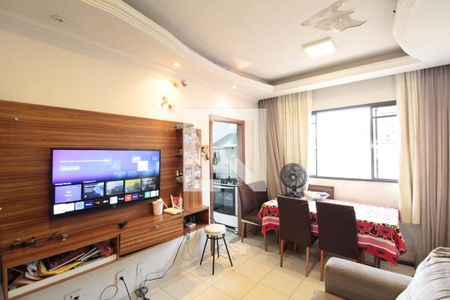 Sala de apartamento à venda com 3 quartos, 58m² em Jardim Atlântico, Belo Horizonte