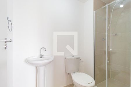 Banheiro Social de apartamento para alugar com 1 quarto, 24m² em Belenzinho, São Paulo