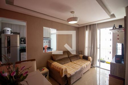 Sala de apartamento para alugar com 2 quartos, 48m² em Vila Carmosina, São Paulo