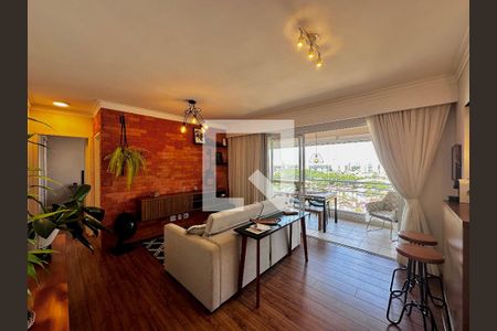 Sala de apartamento para alugar com 2 quartos, 63m² em Santo Amaro, São Paulo