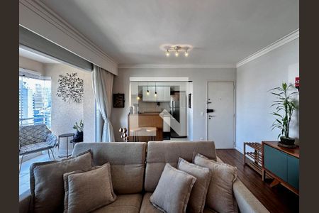 Sala de apartamento para alugar com 2 quartos, 63m² em Santo Amaro, São Paulo