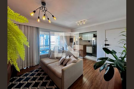 Sala de apartamento para alugar com 2 quartos, 63m² em Santo Amaro, São Paulo