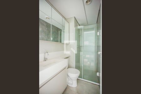 Banheiro de apartamento para alugar com 1 quarto, 28m² em Vila da Saúde, São Paulo