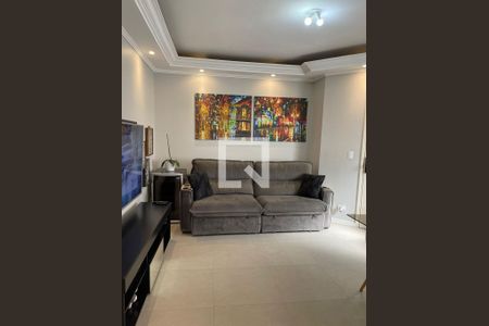 Sala de apartamento à venda com 2 quartos, 68m² em Vila Valparaíso, Santo André