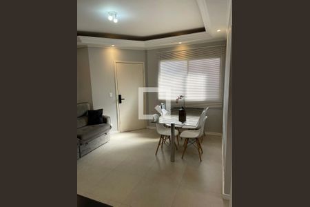 Sala de apartamento à venda com 2 quartos, 68m² em Vila Valparaíso, Santo André