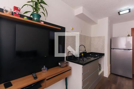 Sala/Cozinha de apartamento para alugar com 1 quarto, 24m² em Belenzinho, São Paulo