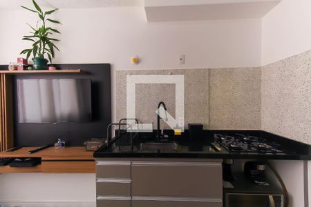 Sala/Cozinha de apartamento para alugar com 1 quarto, 24m² em Belenzinho, São Paulo