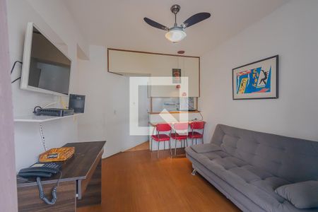 Sala de apartamento para alugar com 1 quarto, 40m² em Paraíso, São Paulo