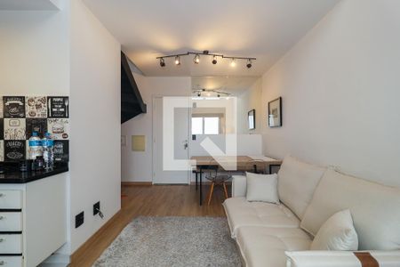 Sala de apartamento para alugar com 1 quarto, 49m² em Vila Andrade, São Paulo