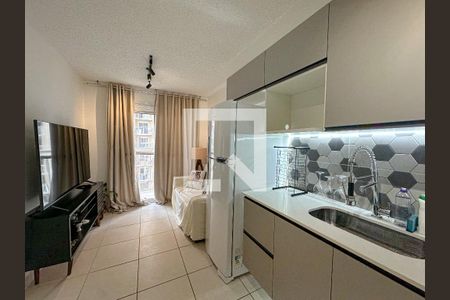 Sala/Cozinha de apartamento para alugar com 1 quarto, 30m² em Parque Industrial Tomas Edson, São Paulo