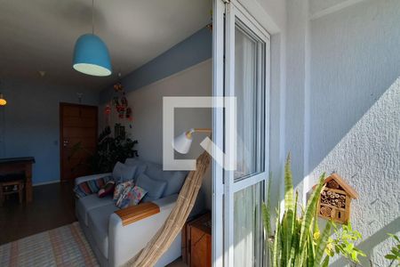 Varanda da Sala de apartamento para alugar com 2 quartos, 63m² em Nova Petrópolis, São Bernardo do Campo