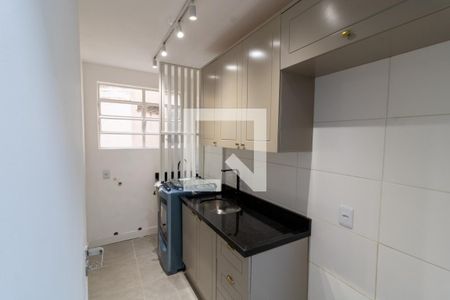 Cozinha de apartamento à venda com 1 quarto, 42m² em Centro Histórico, Porto Alegre