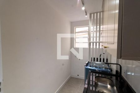 Cozinha de apartamento à venda com 1 quarto, 42m² em Centro Histórico, Porto Alegre