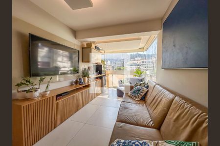Sala de apartamento à venda com 4 quartos, 98m² em Botafogo, Rio de Janeiro