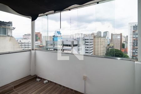 Varanda Quarto de apartamento à venda com 1 quarto, 40m² em Consolação, São Paulo