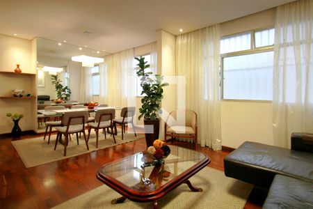 Sala de apartamento à venda com 3 quartos, 140m² em Silveira, Belo Horizonte