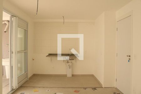 Sala/Cozinha de apartamento à venda com 1 quarto, 49m² em Barra Funda, São Paulo