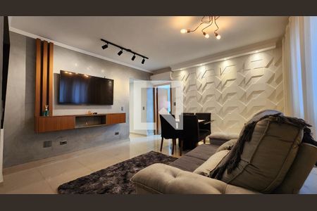 Sala de apartamento para alugar com 3 quartos, 95m² em Ponta da Praia, Santos