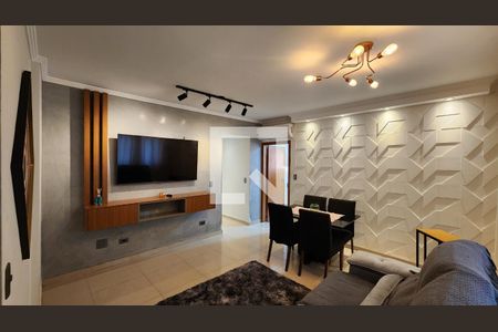 Sala de apartamento para alugar com 3 quartos, 95m² em Ponta da Praia, Santos