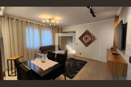 Sala de apartamento para alugar com 3 quartos, 95m² em Ponta da Praia, Santos