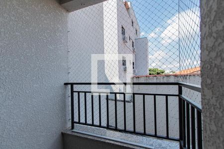 Varanda da Sala de apartamento para alugar com 2 quartos, 55m² em Jardim Guaruja, Sorocaba