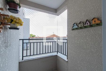Varanda da Sala de apartamento para alugar com 2 quartos, 55m² em Jardim Guaruja, Sorocaba