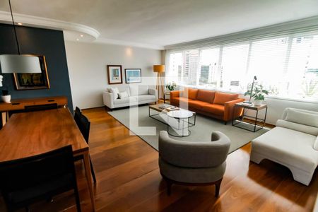 Sala 1 de apartamento à venda com 3 quartos, 132m² em Real Parque, São Paulo