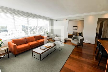 Sala 1 de apartamento à venda com 3 quartos, 132m² em Real Parque, São Paulo