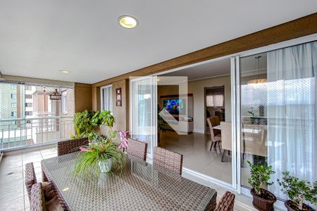 Varanda da Sala de apartamento para alugar com 3 quartos, 126m² em Belenzinho, São Paulo