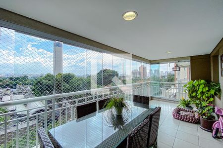 Varanda da Sala de apartamento para alugar com 3 quartos, 126m² em Belenzinho, São Paulo