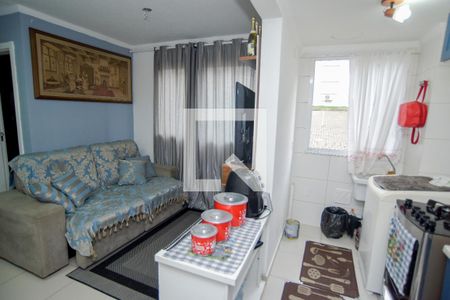 Sala/Cozinha de apartamento para alugar com 2 quartos, 47m² em Santa Isabel, Viamão