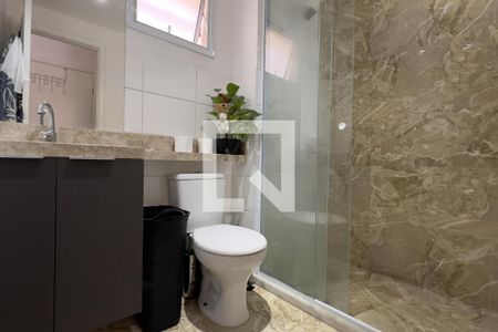 Banheiro da Suíte de apartamento para alugar com 2 quartos, 55m² em Vila Sao Joao, Guarulhos