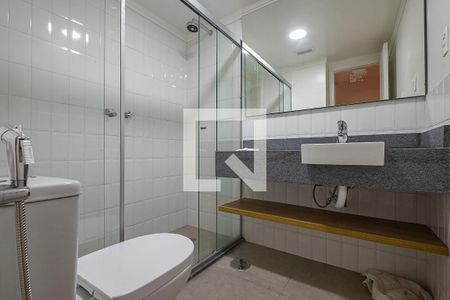 Banheiro de kitnet/studio para alugar com 1 quarto, 31m² em Jardim Paulista, São Paulo