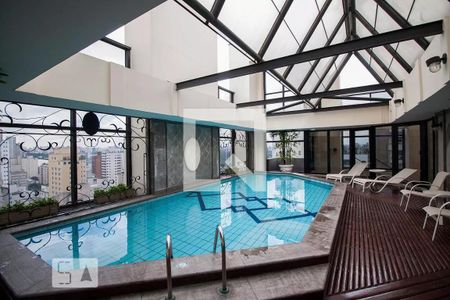 Piscina de kitnet/studio para alugar com 1 quarto, 31m² em Jardim Paulista, São Paulo