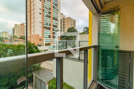 Varanda  de kitnet/studio para alugar com 1 quarto, 26m² em Vila Clementino, São Paulo