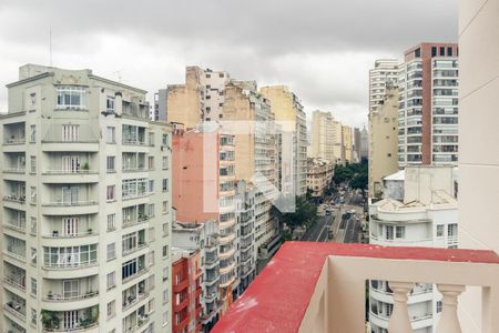 Varanda do Studio de kitnet/studio para alugar com 1 quarto, 24m² em Campos Elíseos, São Paulo