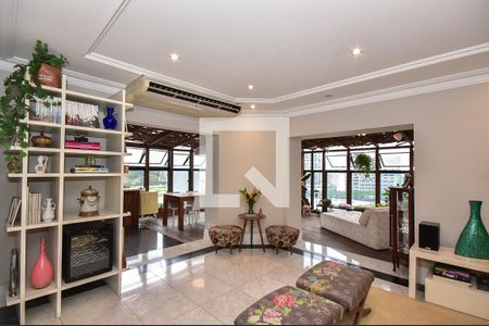 Sala de apartamento à venda com 4 quartos, 237m² em Paraíso do Morumbi, São Paulo
