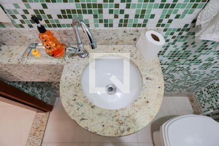Lavabo de casa de condomínio à venda com 3 quartos, 129m² em Vila Guaca, São Paulo