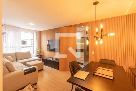 Sala de apartamento para alugar com 2 quartos, 56m² em Santo Inácio, Curitiba