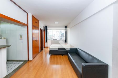 Sala de apartamento para alugar com 1 quarto, 46m² em Barro Preto, Belo Horizonte