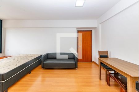 Sala de apartamento para alugar com 1 quarto, 46m² em Barro Preto, Belo Horizonte