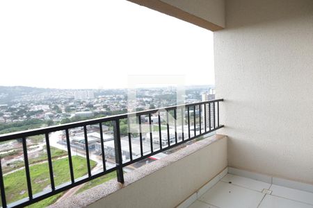 Varanda da Sala de apartamento para alugar com 3 quartos, 76m² em Parque Oeste Industrial, Goiânia