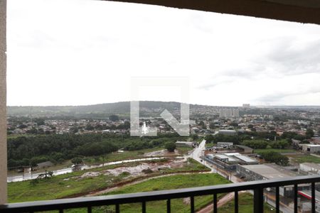 Varanda da Sala de apartamento para alugar com 3 quartos, 76m² em Parque Oeste Industrial, Goiânia