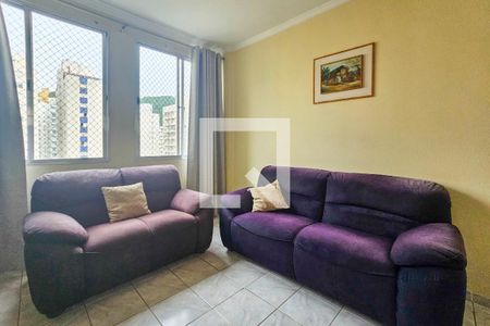 Sala de apartamento para alugar com 1 quarto, 60m² em Centro, Guarujá